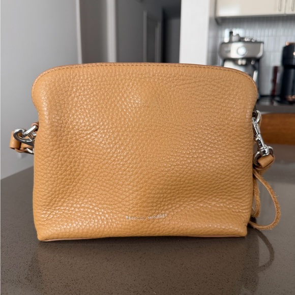 Rebecca Minkoff tan tassel crossbody purse with adjustable strap - Picture 3 of 8